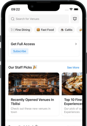 App screenshot in light mode